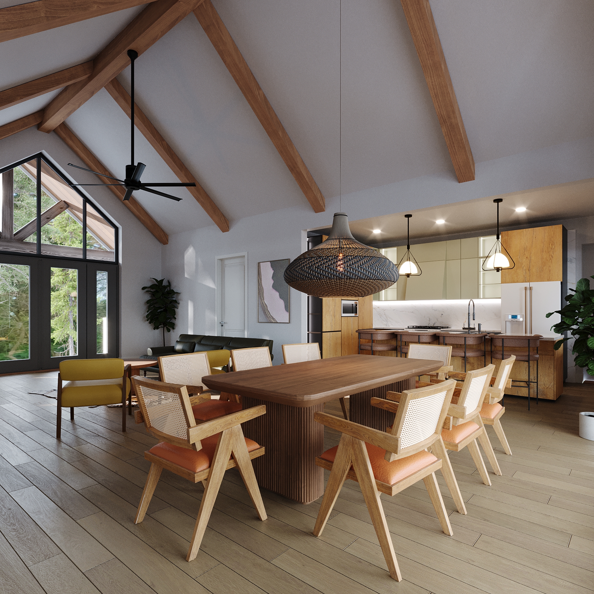 Interior Renderings - Custom Cabin